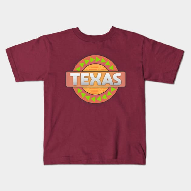 Texas Sun Kids T-Shirt by Dale Preston Design